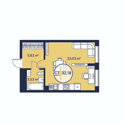 Жилой модуль в Гулькевичах планировка